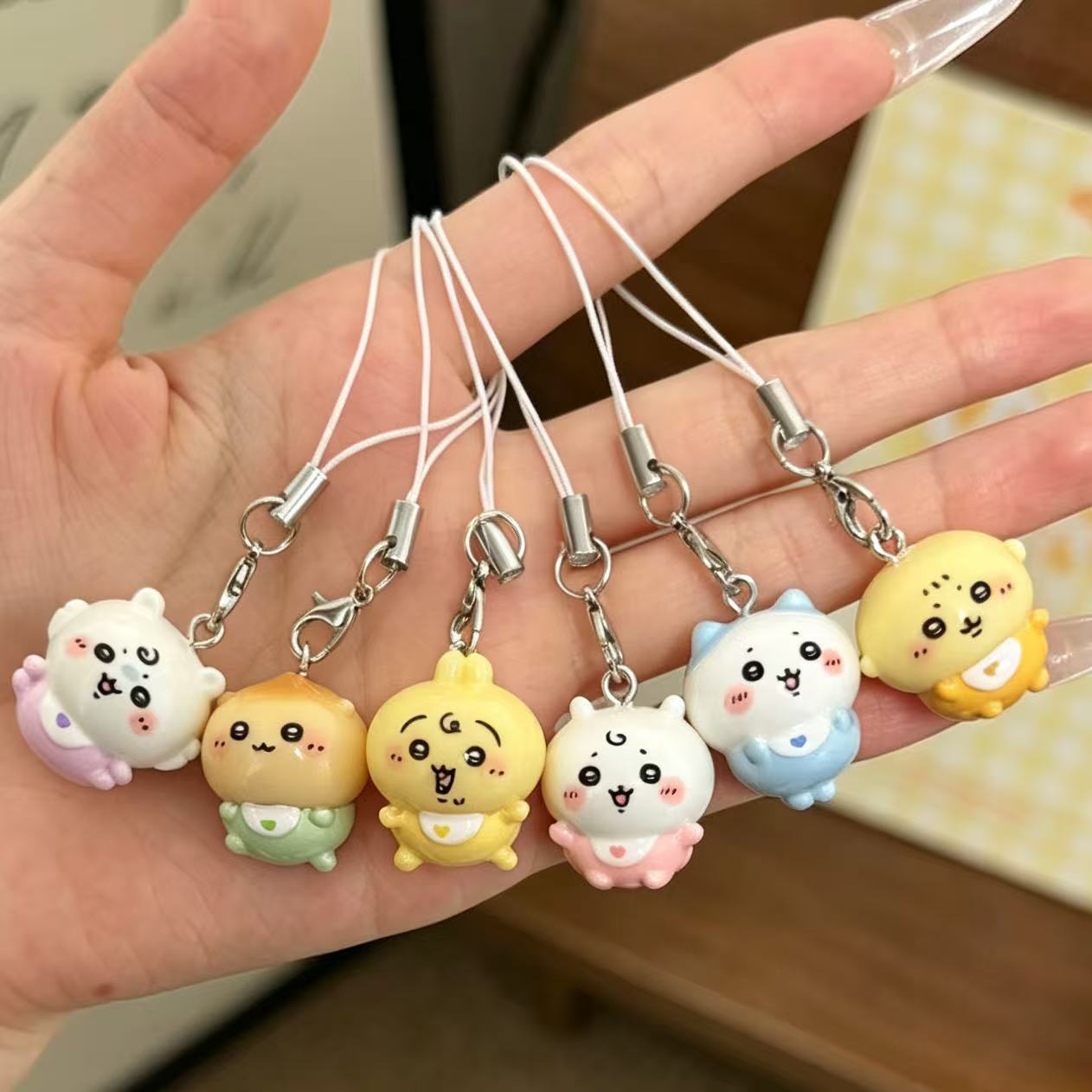 Men Keychain Accessories - Kawaii Tiny Resin Pendant Cute Baby