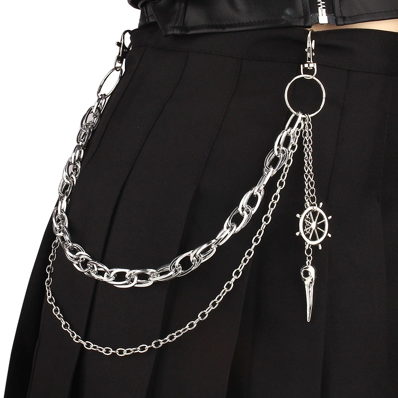 Men Accessories Chain - Double Layer Pant Chain With Ship