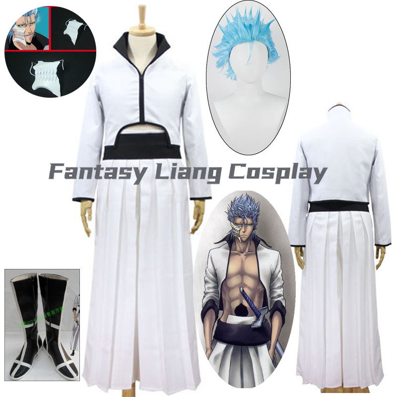 Men'S Accessories Japan - Anime Grimmjow Jeagerjaques Cosplay Costume Wig