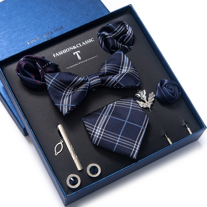 Cufflink Box Set - Wholesale Classic Wedding Present Tie Pocket