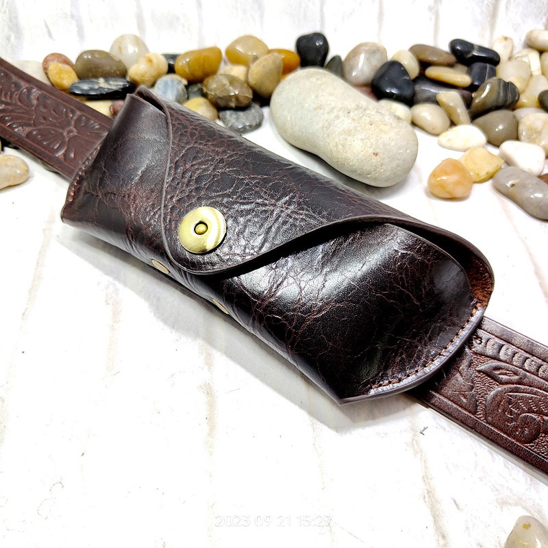 Men Accessories Box - Blongk Glasses Case Waist Bag Genuine
