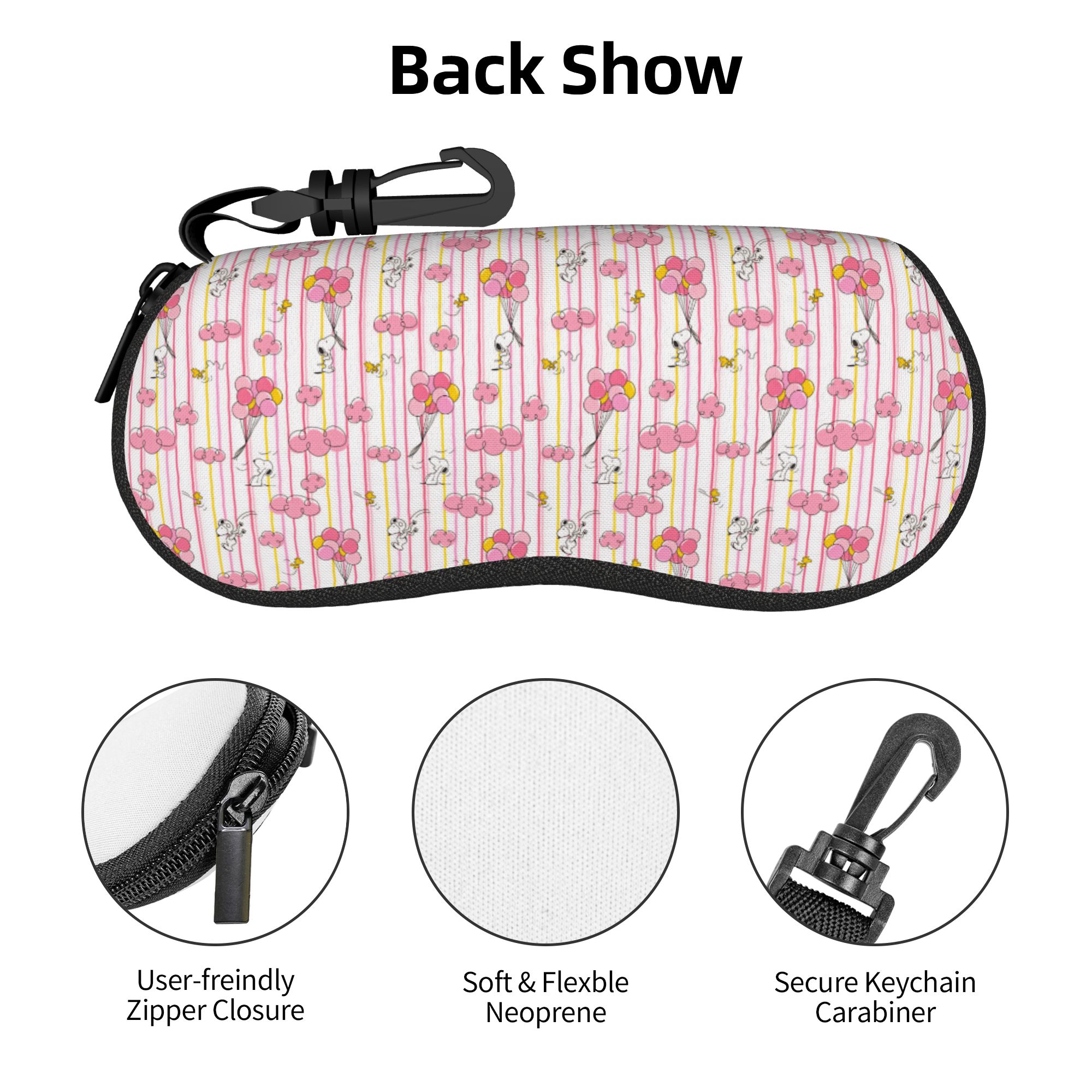 Men Accessories Box - Snoopy Woodstock Cartoon Beagle Eyeglass Glasses