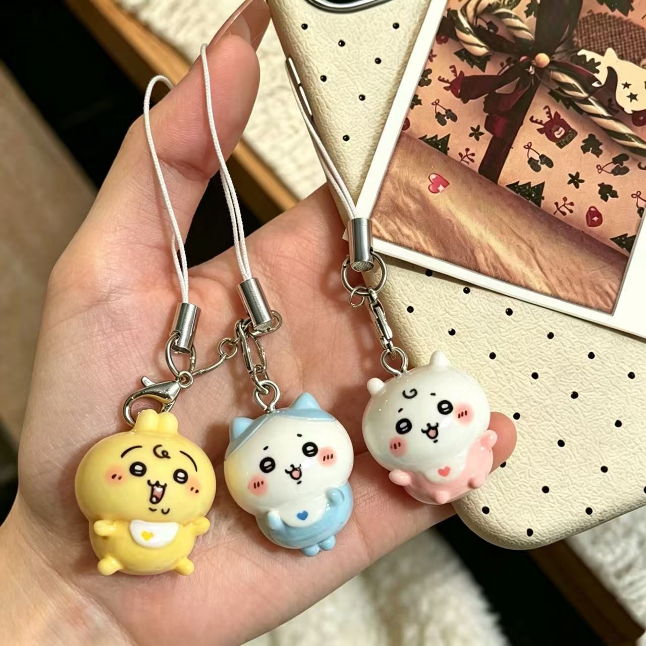 Kawaii Tiny Resin Pendant Cute - Men Keychain Accessories recension och pris