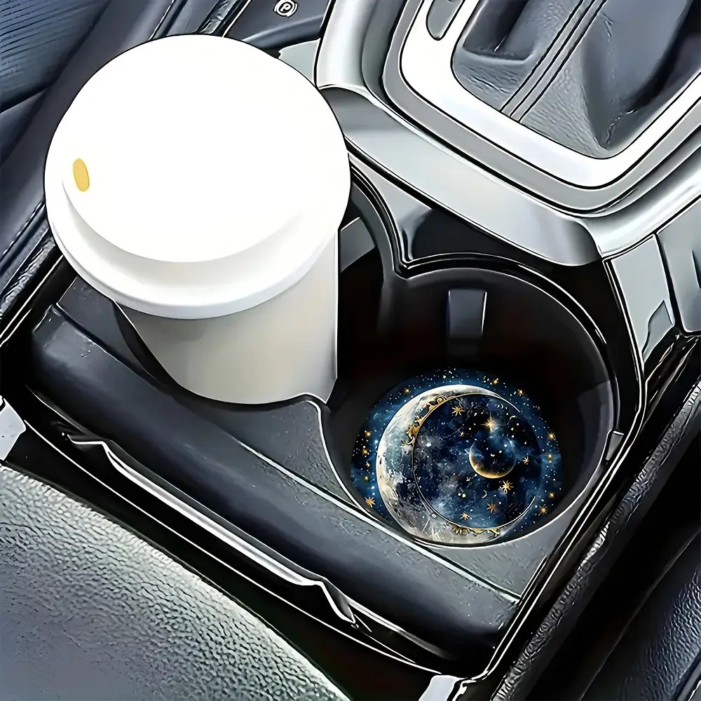 2pcs Starry Night Moon Car Cup - Men Accessories Box recension och pris