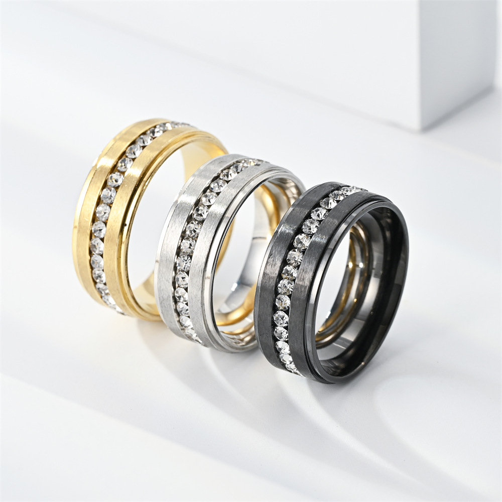 Stainless Steel Diamond Rings  - Men'S Accessories Gift Ideas recension och pris