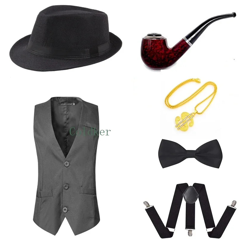 2026 1920S Mens Gatsby Gangste - Men'S Accessories In The 1920S recension och pris