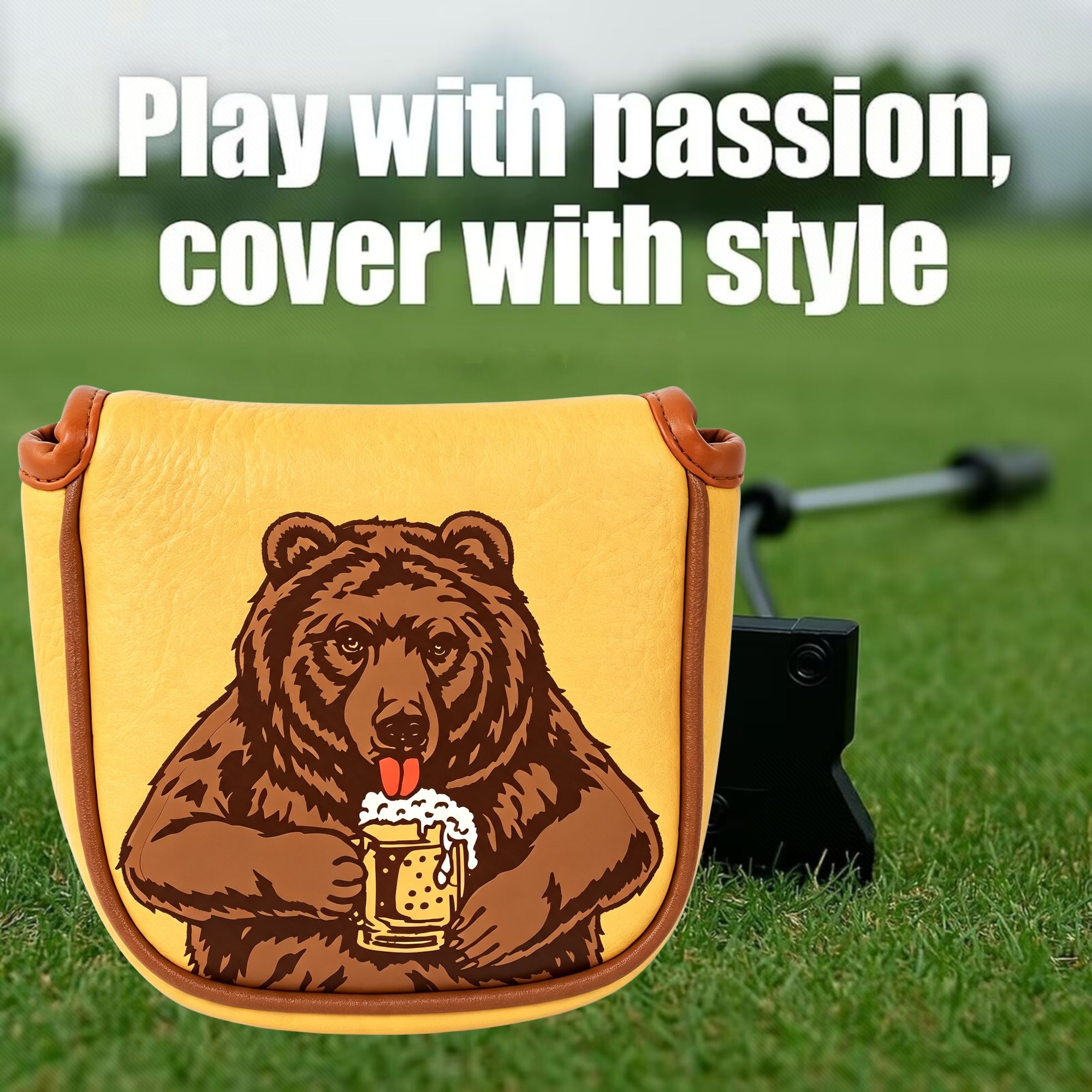 Skull Embroidered Golf Mallet  - Men Accessories Style recension och pris