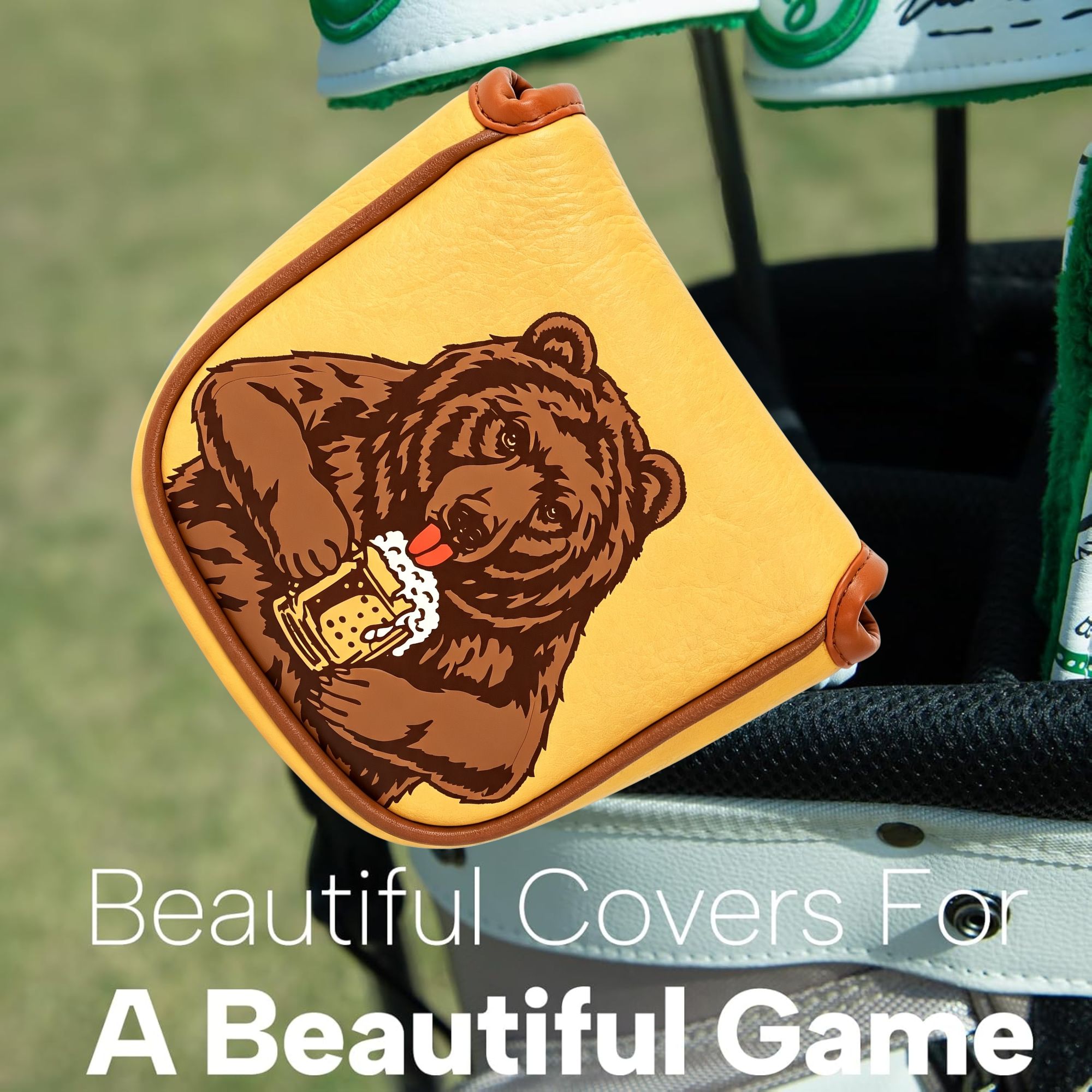 Skull Embroidered Golf Mallet  - Men Accessories Style recension och pris