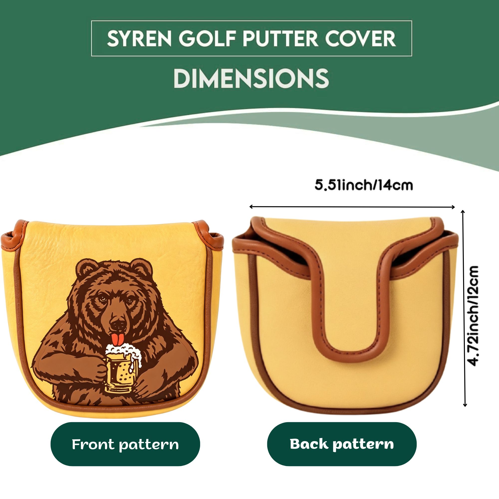 Skull Embroidered Golf Mallet  - Men Accessories Style recension och pris