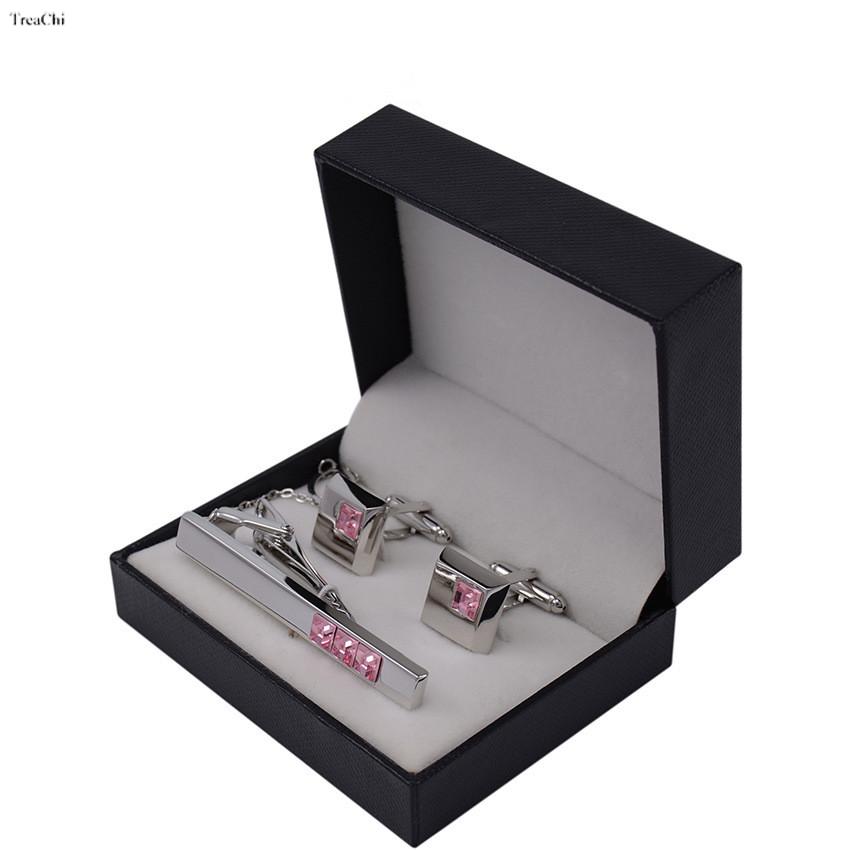 Luxury Tie Clip Cufflinks Stor - Cufflink Box Set recension och pris