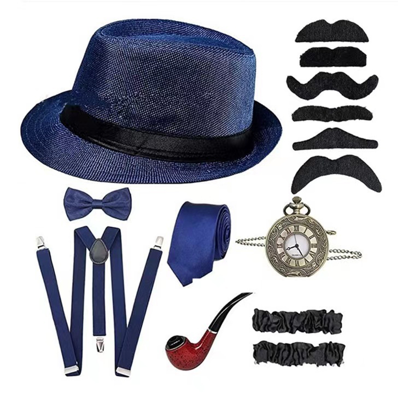 Halloween Cosplay 1920s Men Ac - Men'S Accessories In The 1920S recension och pris