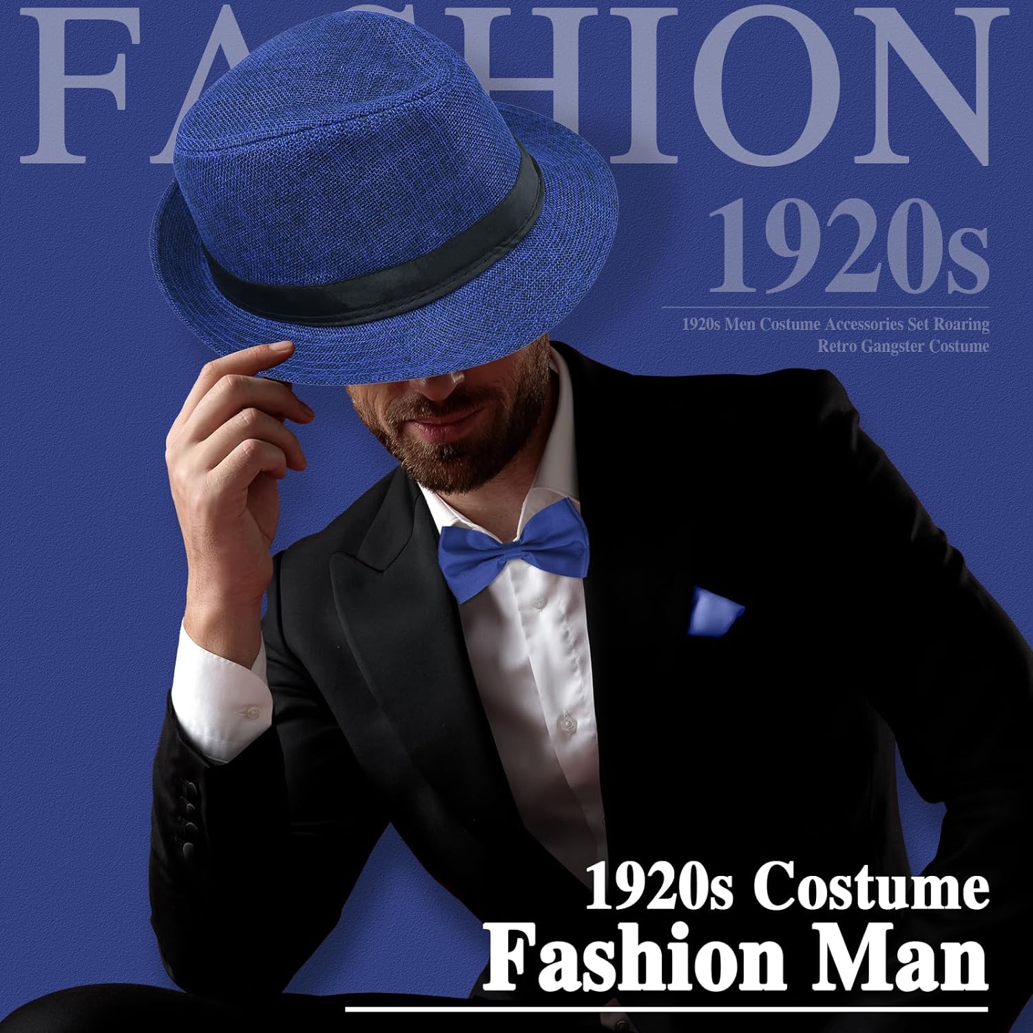 Halloween Cosplay 1920s Men Ac - Men'S Accessories In The 1920S recension och pris