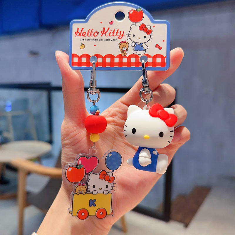 Anime Hello Kitty Keychain Kt  - Men Keychain Accessories recension och pris