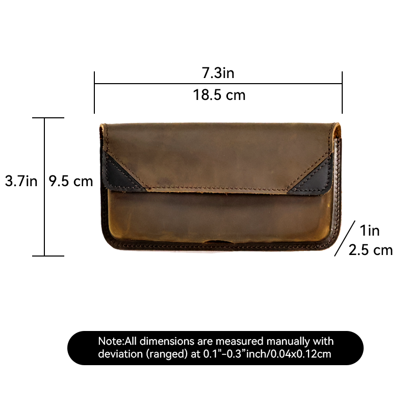 Genuine Leather Waist Bag for  - Men Accessories Box recension och pris