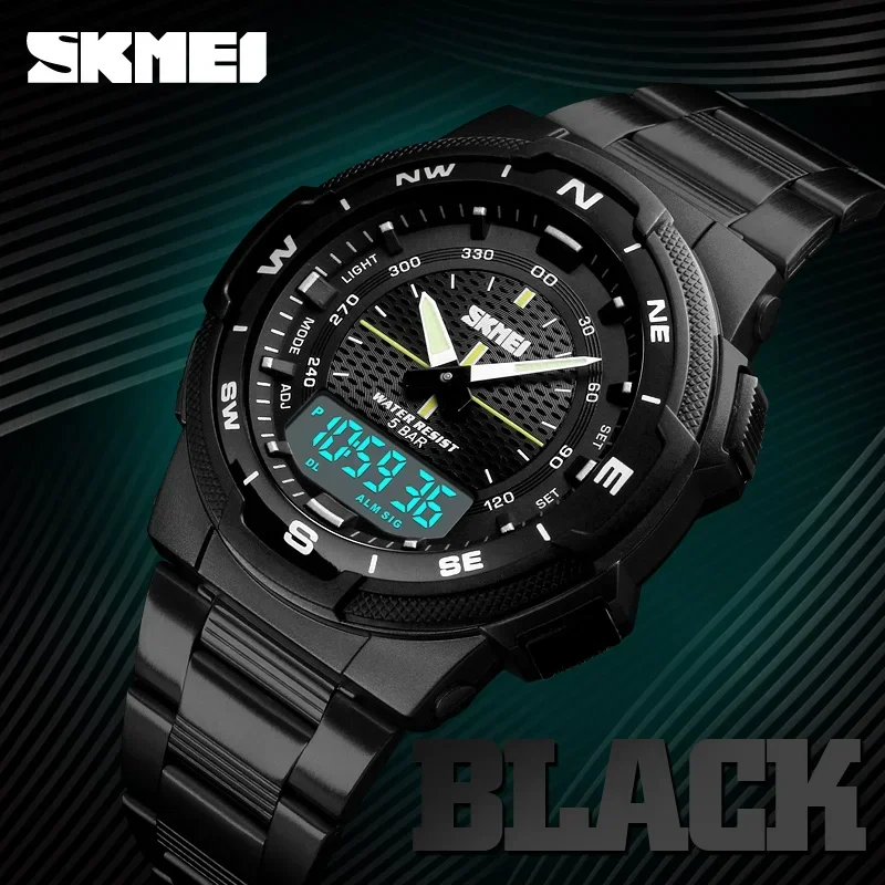 SKMEI 1370 Luxury Full Steel B - Men'S Accessories Display recension och pris