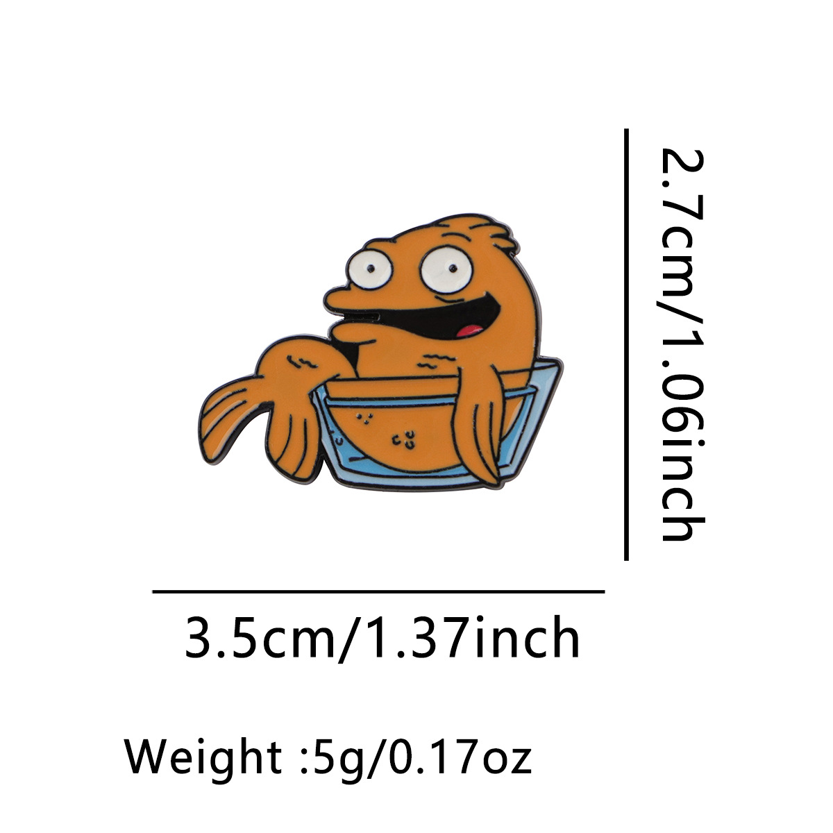 Funny Enamel Pin Cute Animal B - Men'S Accessories Quotes recension och pris
