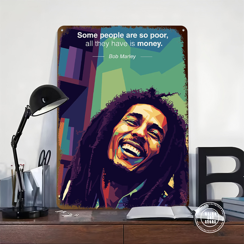 Bob Marley Quote Pop Art 3D Pr - Men'S Accessories Quotes recension och pris