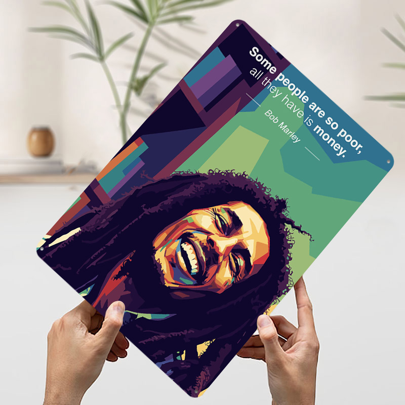 Bob Marley Quote Pop Art 3D Pr - Men'S Accessories Quotes recension och pris