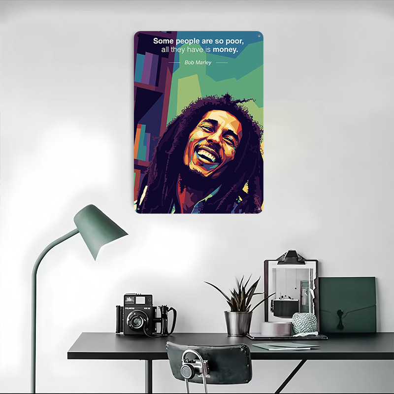 Bob Marley Quote Pop Art 3D Pr - Men'S Accessories Quotes recension och pris