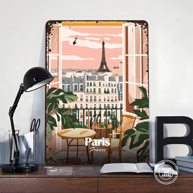 Paris Balcony View Metal Poste - Men'S Accessories Paris recension och pris
