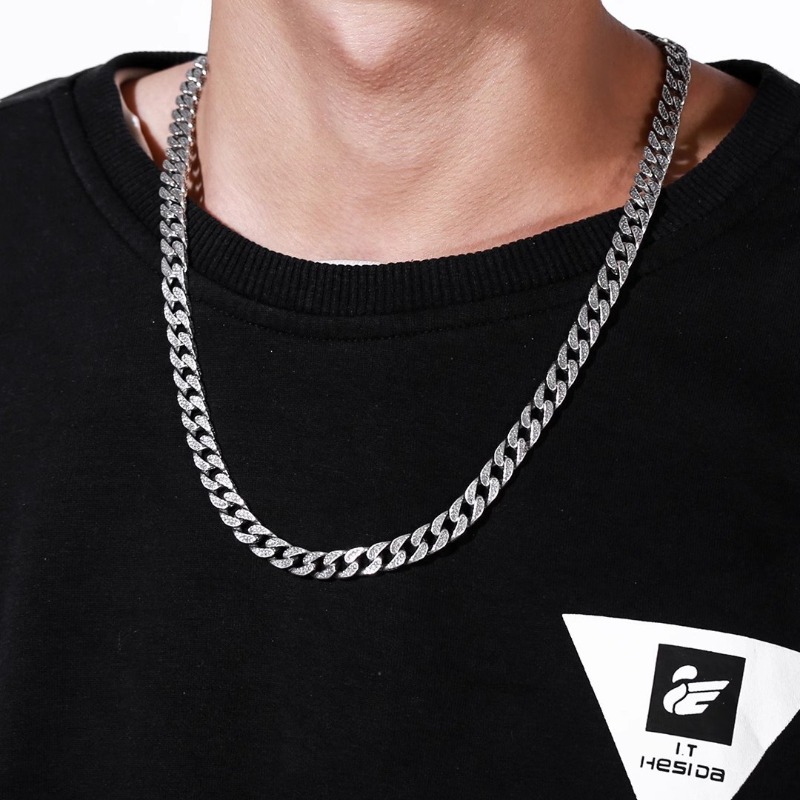 Bold Tiger Print Cuban Chain f - Men'S Accessories Instagram recension och pris