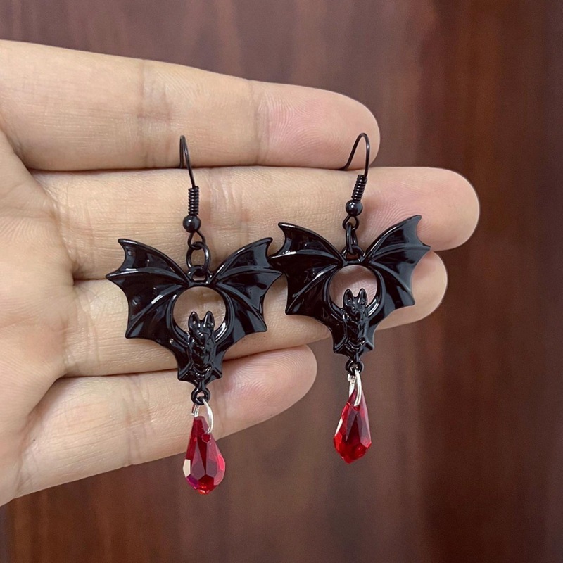Gothic Vampire Bat Earrings fo - Men'S Vampire Accessories recension och pris
