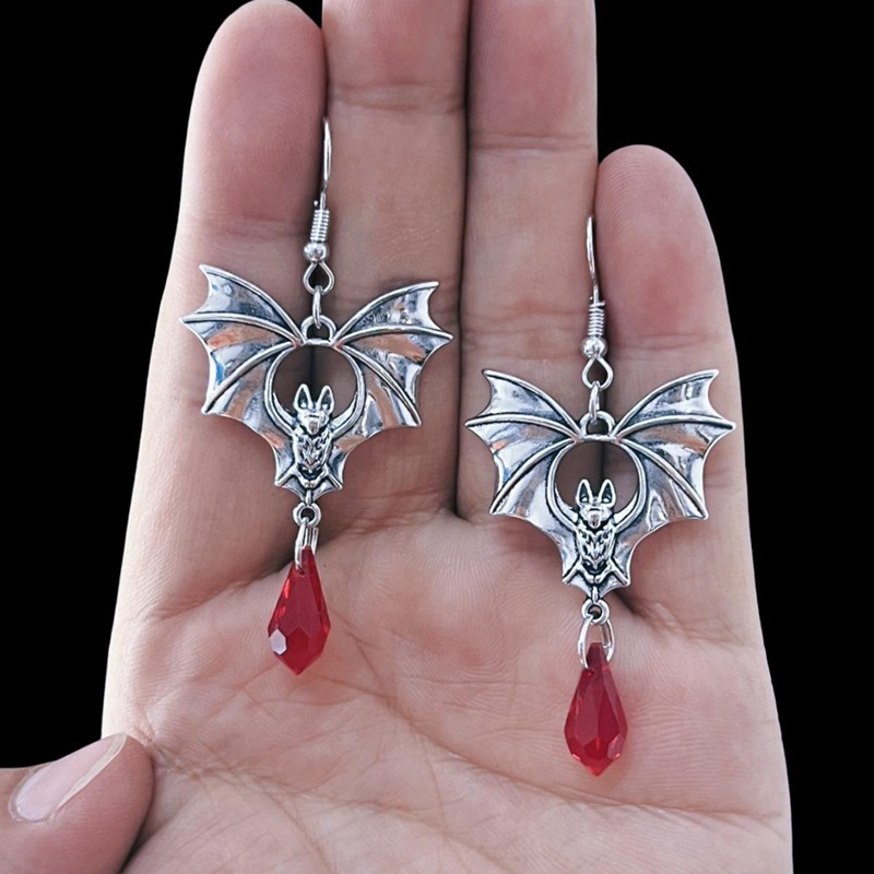 Gothic Vampire Bat Earrings fo - Men'S Vampire Accessories recension och pris