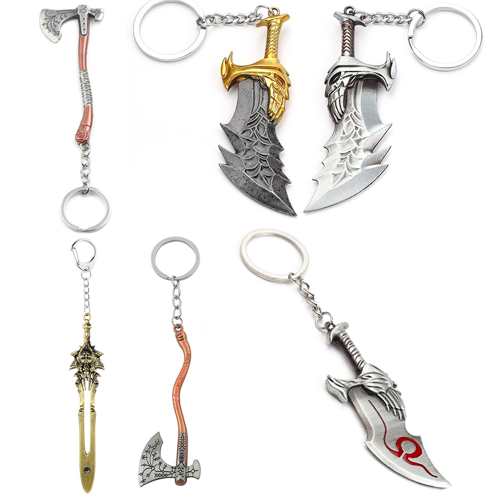 God of War 4 Kratos Sword Keyc - Men Accessories Chain recension och pris