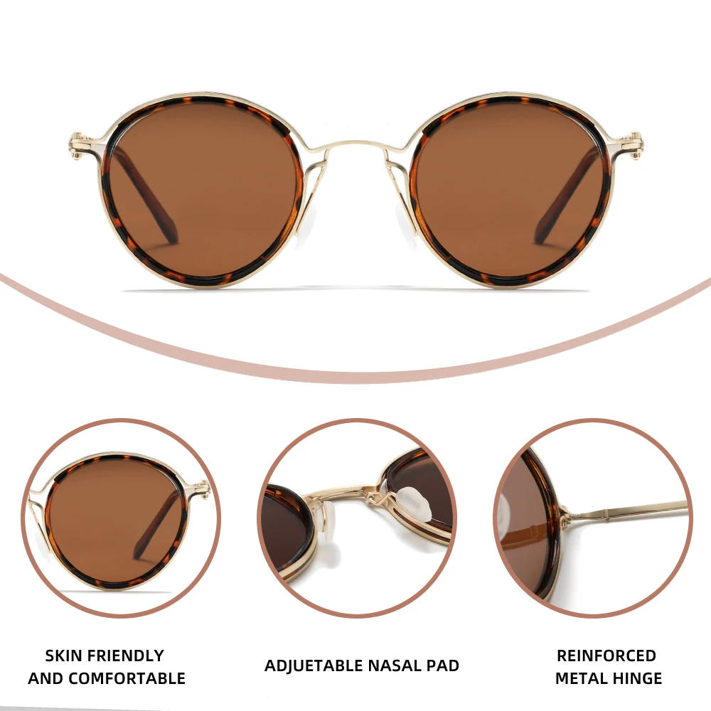KINGDREAM Small Round Frame Cl - Men'S Vacation Accessories recension och pris