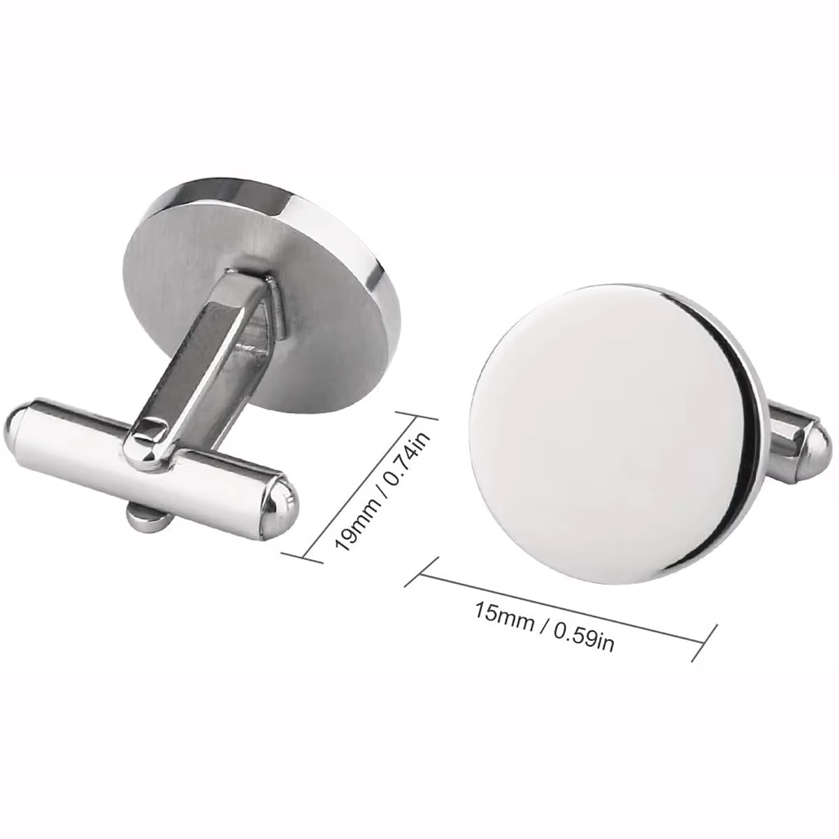 Custom Metal Cufflinks Tie Cli - Cufflink Box Set recension och pris