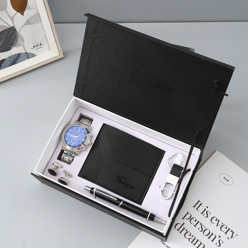 New Watch Men's Gift Set with  - Cufflink Box Set recension och pris