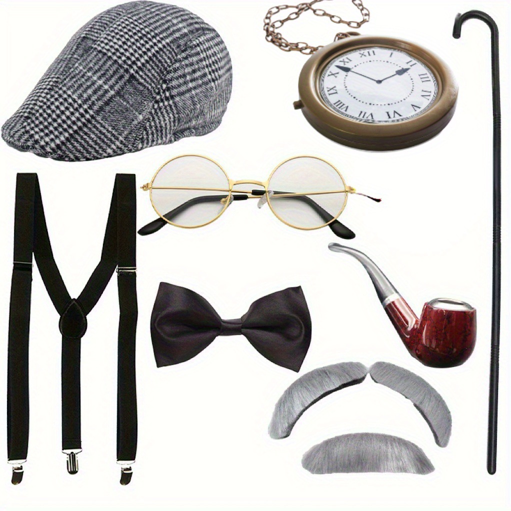 1920s Mens Gatsby Gangster Cos - Men'S Accessories In The 1920S recension och pris
