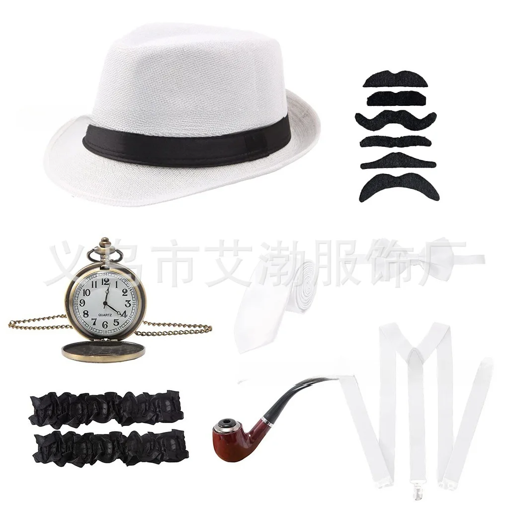 Men Party Props 1920S Theme Co - Men'S Accessories In The 1920S recension och pris