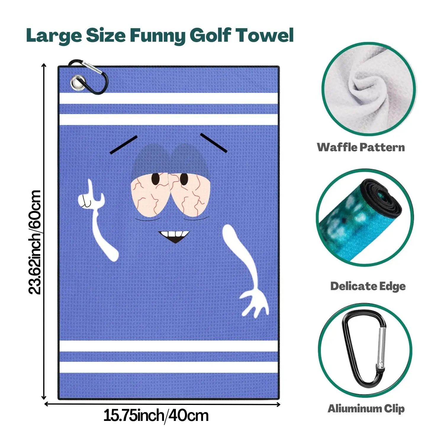 Funny Microfiber Premium Golf  - Men'S Accessories Premium recension och pris