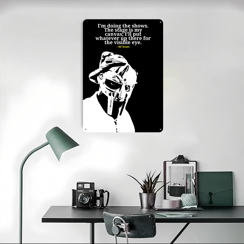 MF Doom Quote Metal Poster Cus - Men'S Accessories Quotes recension och pris