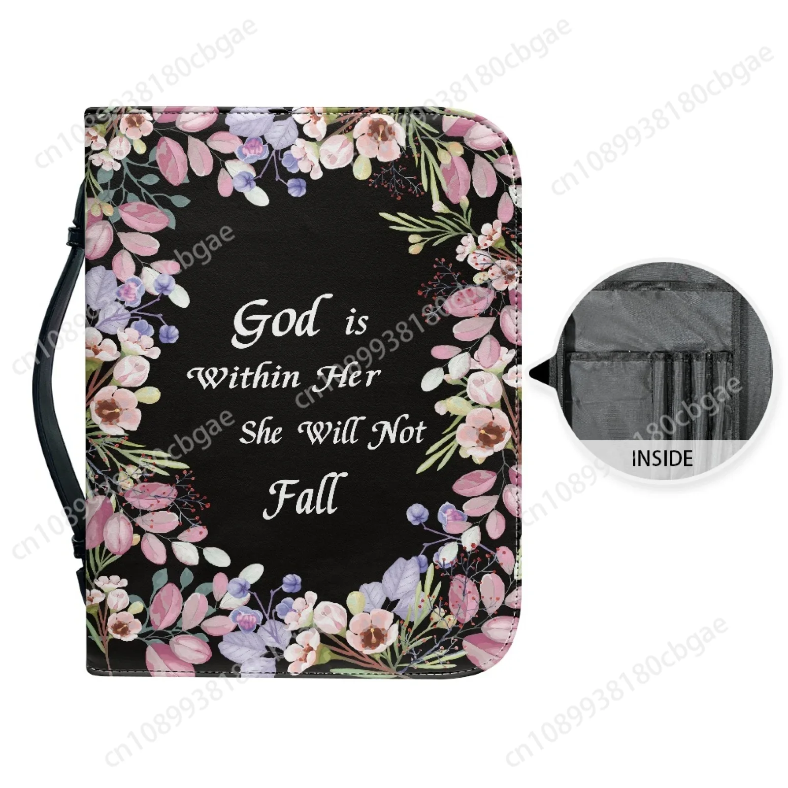 Flowers Verse Pattern Leather  - Men Accessories Box recension och pris