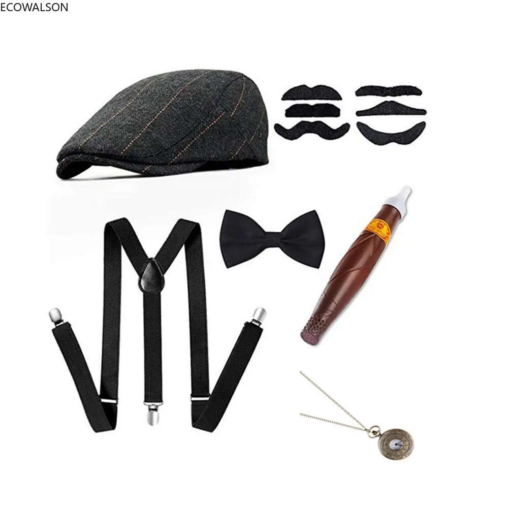5 Pieces Stage Clothing Access - Men'S Accessories In The 1920S recension och pris