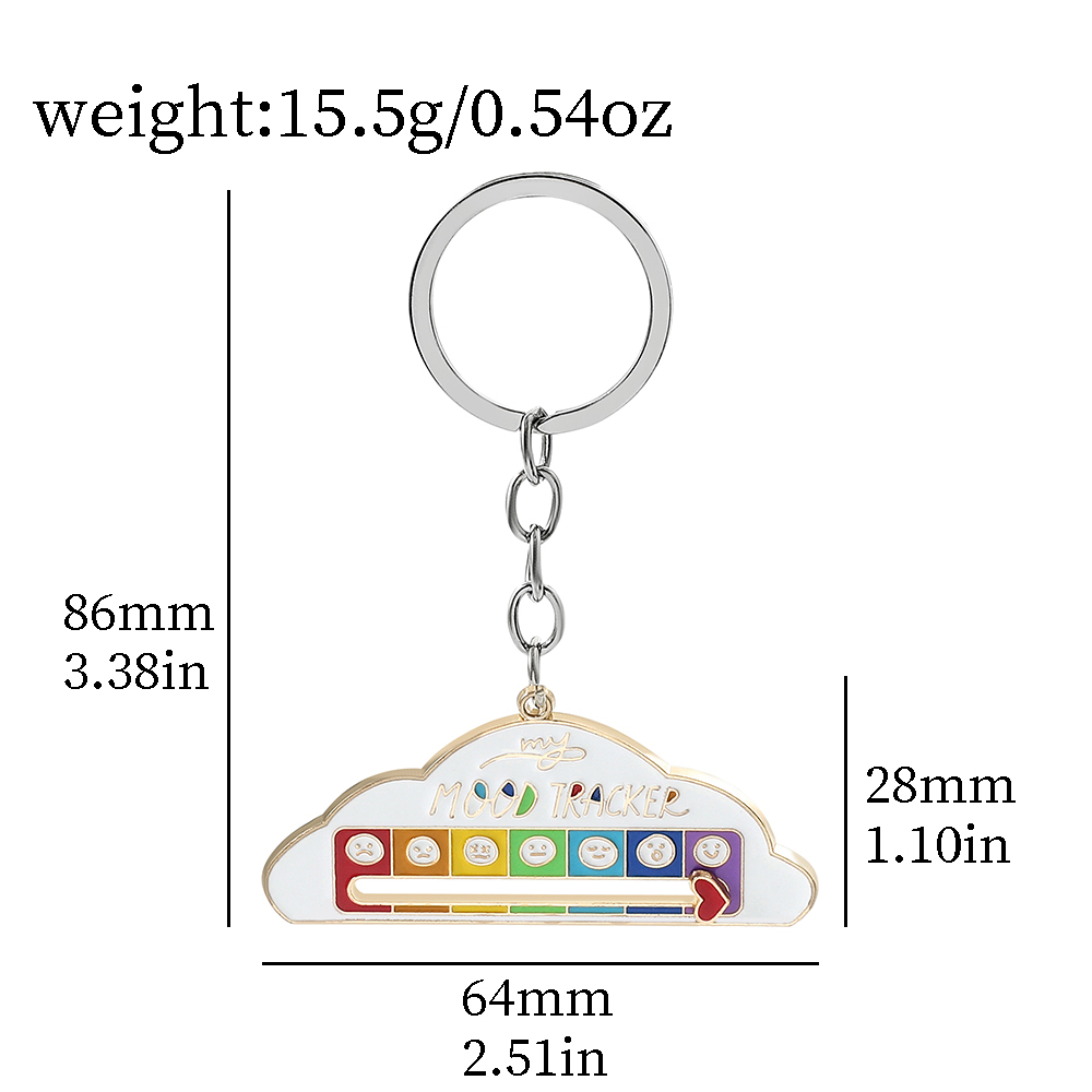 Cloud Shape Keychain Sliding I - Men Accessories Chain recension och pris