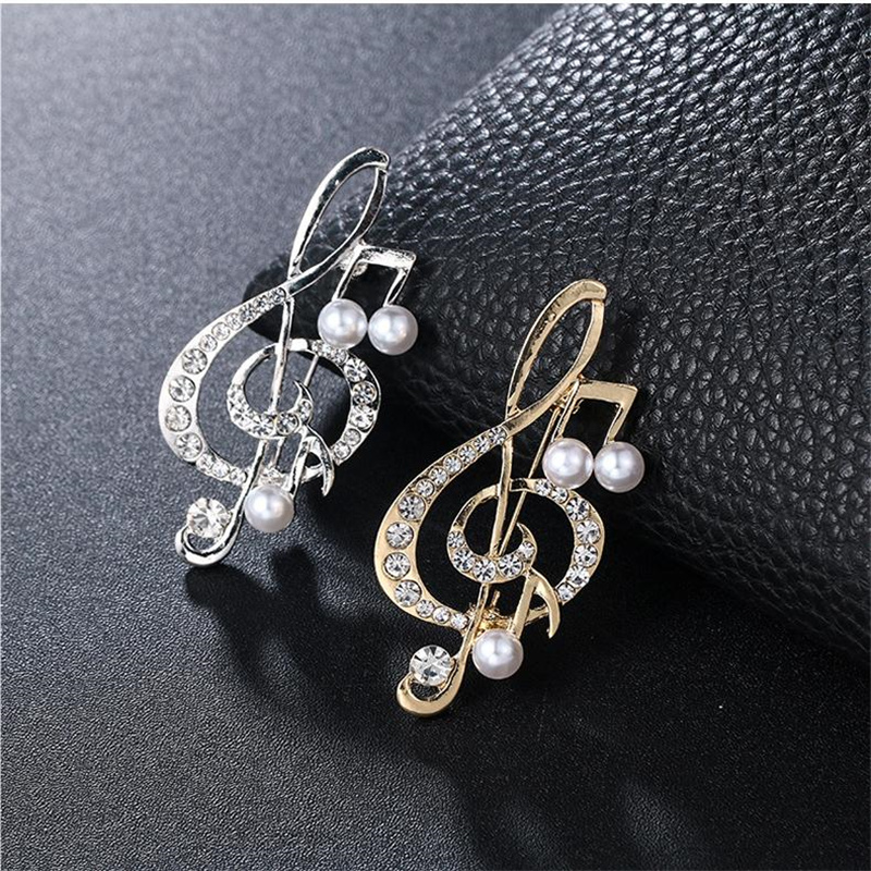 1Pc Elegant Musical Note Brooc - Men'S Accessories Gift Ideas recension och pris