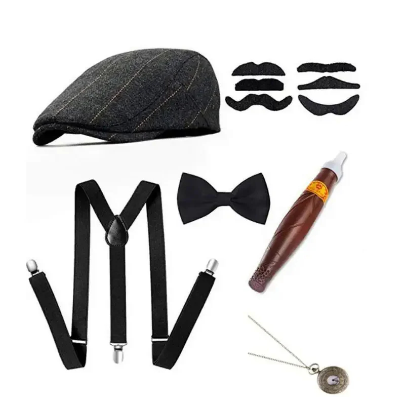 2026 1920S Halloween 20S Cospl - Men'S Accessories In The 1920S recension och pris
