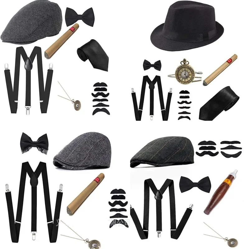 2026 1920S Halloween 20S Cospl - Men'S Accessories In The 1920S recension och pris
