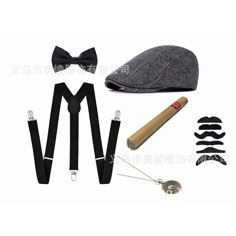 2026 1920S Halloween 20S Cospl - Men'S Accessories In The 1920S recension och pris
