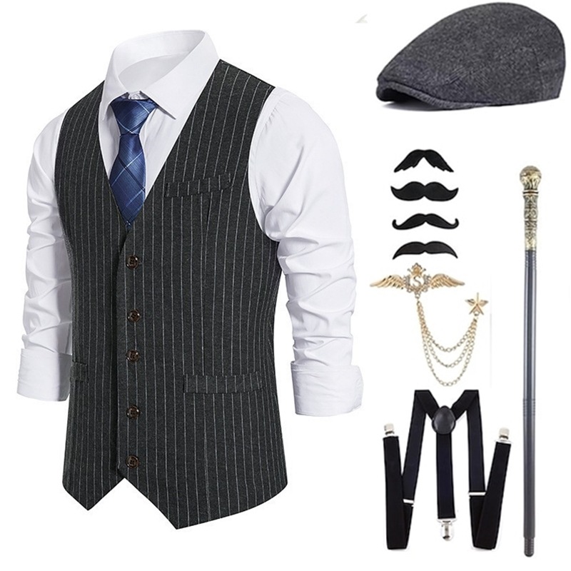 Men's Gangster Costume And Acc - Men'S Accessories In The 1920S recension och pris