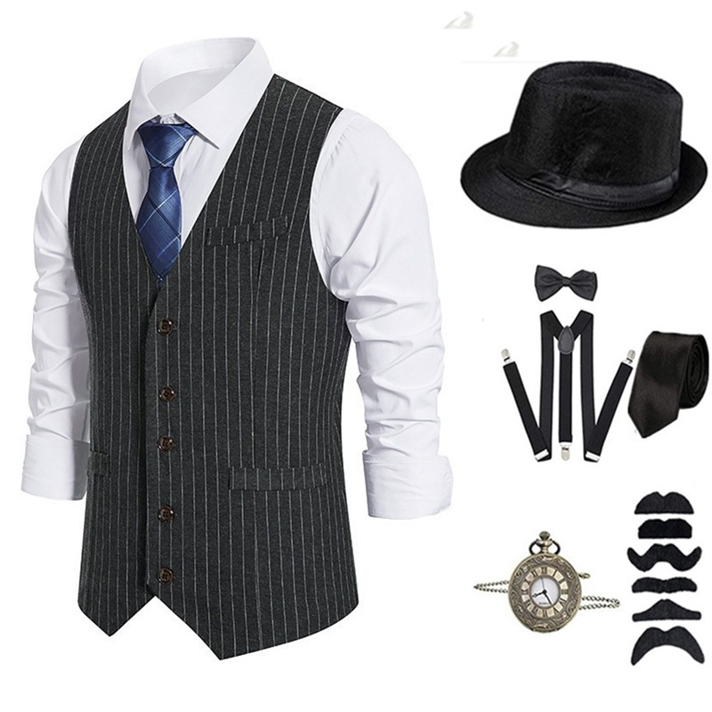 Men's Gangster Costume And Acc - Men'S Accessories In The 1920S recension och pris