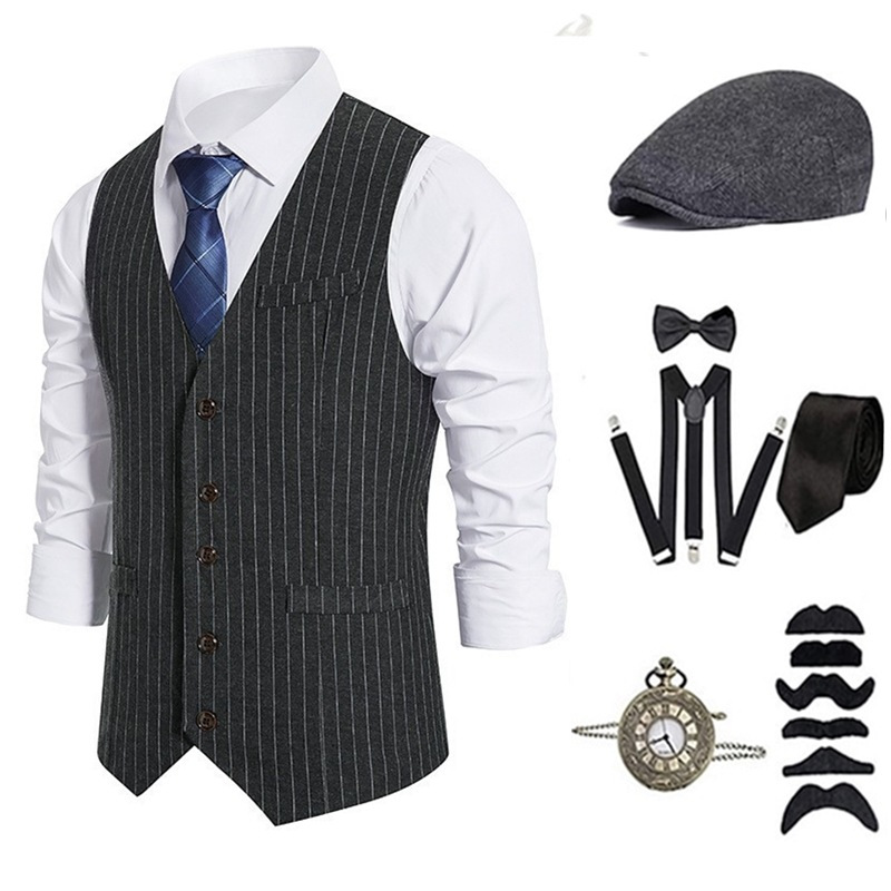 Men's Gangster Costume And Acc - Men'S Accessories In The 1920S recension och pris