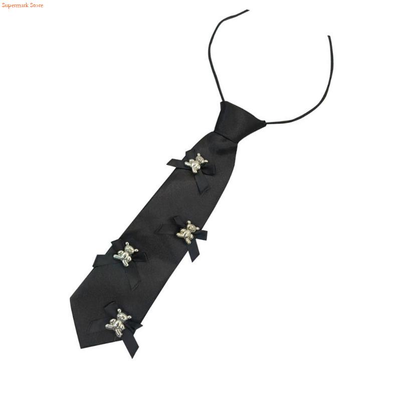 Q5WE Elegant Black Necktie Pre - Men'S Accessories Premium recension och pris