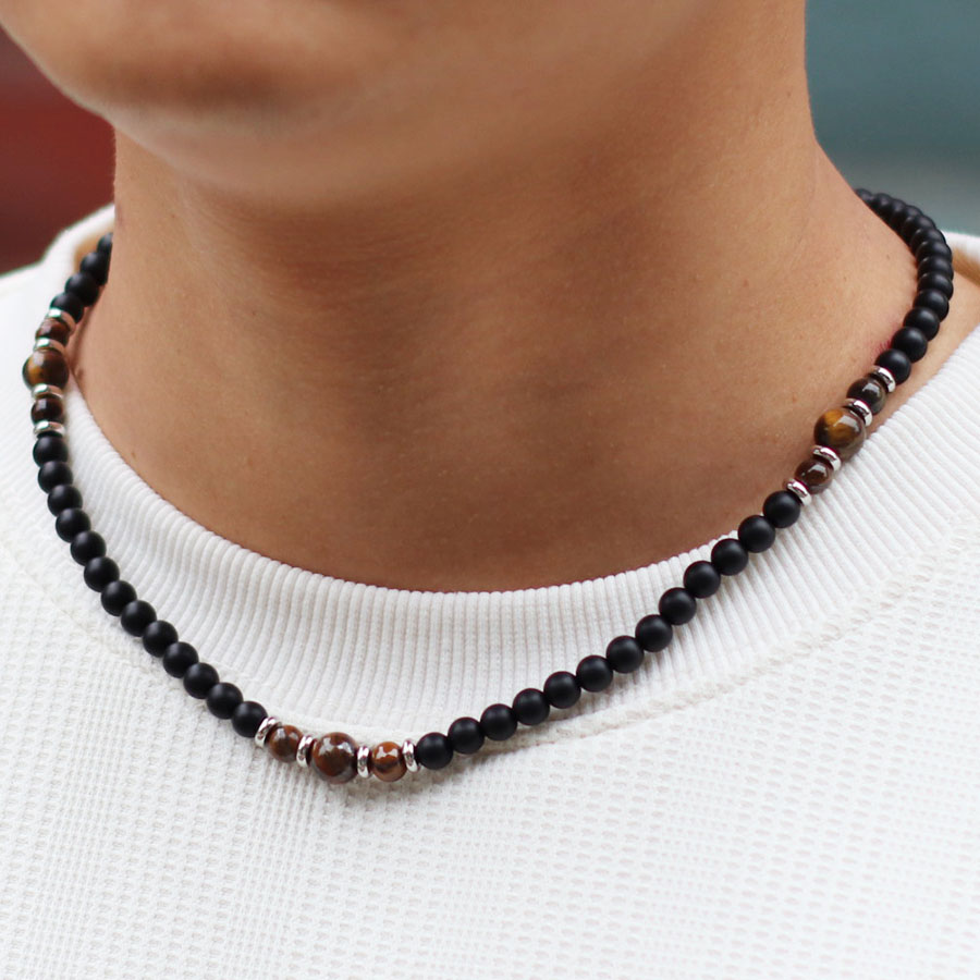 Premium 6mm Natural Onyx Stone - Men'S Accessories Premium recension och pris