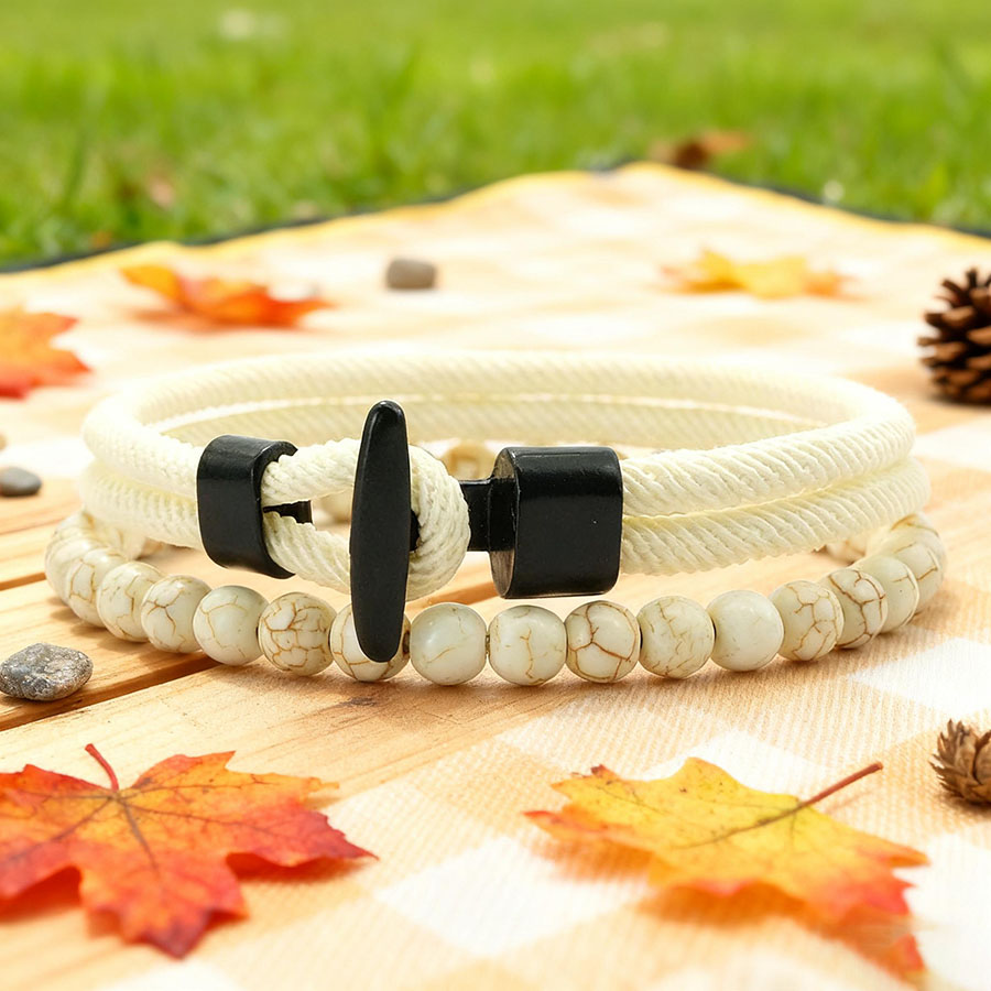 Unique Anchor 2Pcs Man Bracele - Men'S Vacation Accessories recension och pris