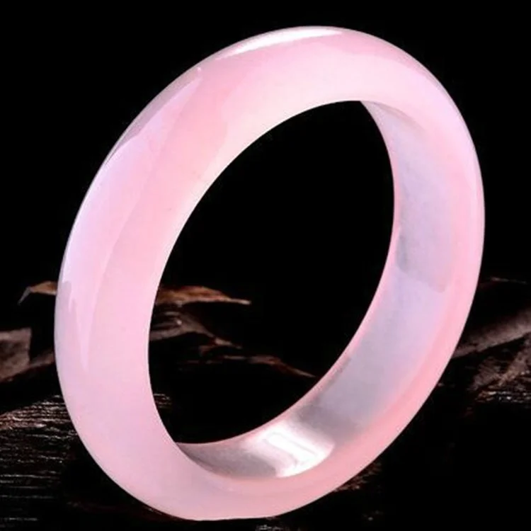 Genuine Natural Pink Jade Bang - Men Accessories Style recension och pris