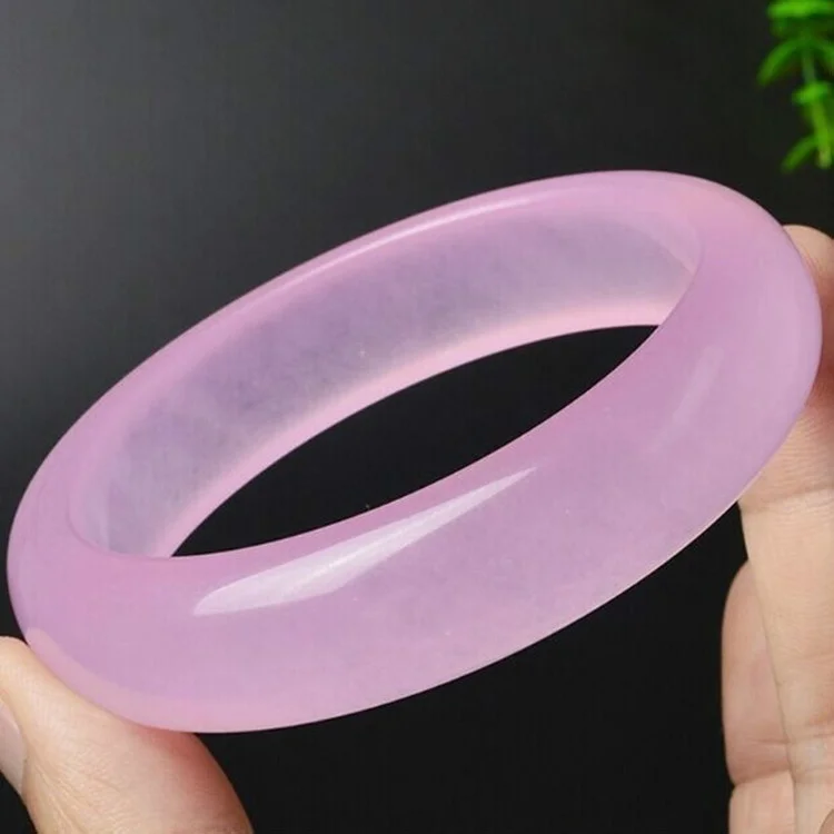 Genuine Natural Pink Jade Bang - Men Accessories Style recension och pris